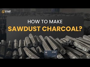 How to Make Charcoal Briquettes from Sawdust #sawdustcharcoal