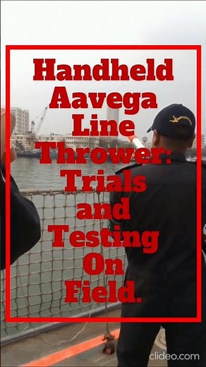 Pneumatic Line Thrower for Mooring Operation for Ships and offshore industry #Heavinglinethrow