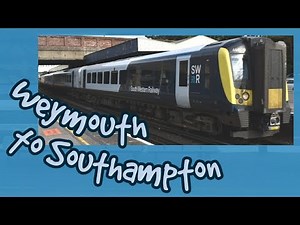 Weymouth to Southampton Central | FULL JOURNEY | South Western Railway 444 Desiro (fast service)