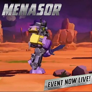 4.1K views · 152 reactions | Menasors main weapon is a combination of Motormasters oil attack and Breakdowns barrage. His ability attack releases several of Dragstrips shots which bounce around devastating everything. | Angry Birds Transformers | Facebook