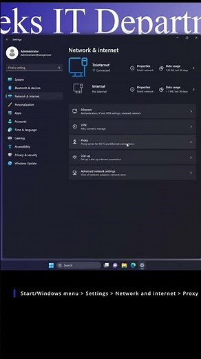 Fix Ethernet Connected but no Internet