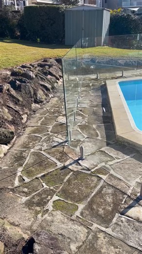 Here’s the simplified version of transforming a pool surround into a modern view point right here in Sydney, AUS 💪😎 | StoneSet Permeable Paving