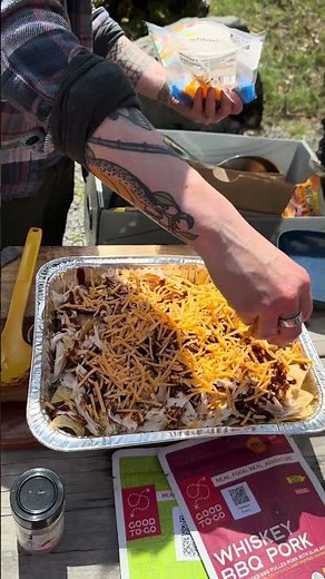 BBQ Chicken Nachos at Camp | Easy Camping Dinner Recipe