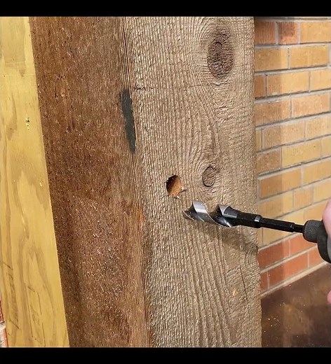 Gate Lock with long throw bolt Check out the full length gate build! link in description!