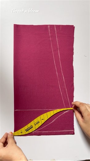 Perfect Sleeve Cutting Using Curved Scale✂️| Boutique Style Sleeve Drafting Trick🔥#shorts#sewing