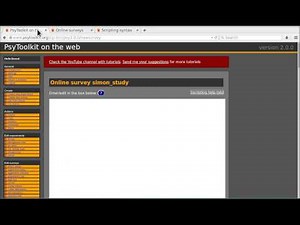 Project: setup survey