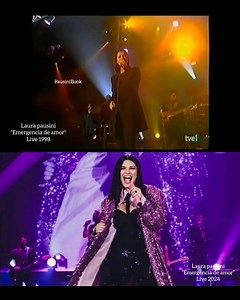 "Emergencia de amor" de nuestra querida Laura Pausini cantando en vivo en el año 1998 y 2024 simplemente inolvidable ❤️ | Pausinibook