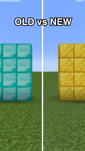 Minecraft Old vs New #minecraft