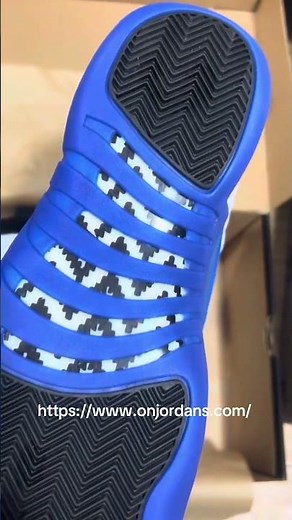 https://www.onjordans.com/ The Air Jordan 12 features a classic white and blue color #jordan