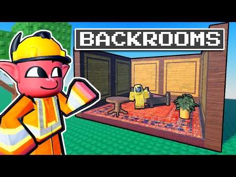 Building My OWN PERFECT BACKROOMS In Roblox! (Build Your Backrooms)