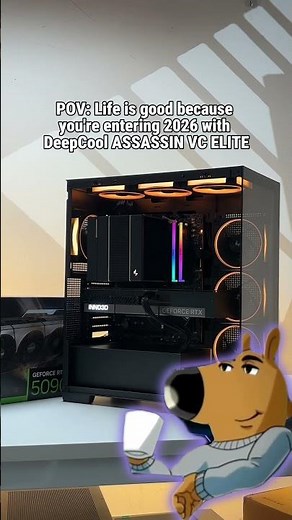 Life is good because you're entering 2026 with DeepCool ASSASSIN VC ELITE!