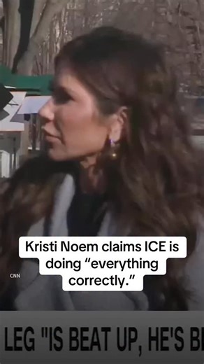 Kristi Noem told reporters earlier today that Trump has “constitutional authority” to invoke the Insurrection Act in Minneapolis. | HuffPost