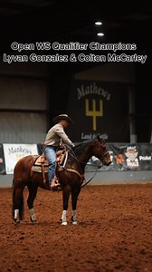 We’re rollin at the New Years Roping in Andrews, TX! Lyvan Gonzalez and Colton McCarley are the Open WS Champs 😎 32.37 on 5 winning $3,600! 🎥: WolfHeart Media & Co | Mathews Land and Cattle