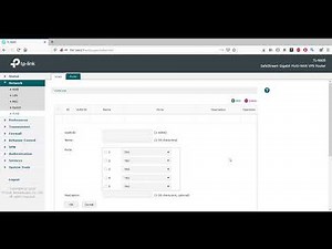 Gigabitowy router VPN SafeStream, Multi-WAN TP-LInk TL-R605 - prezentacja oprogramowania (software)