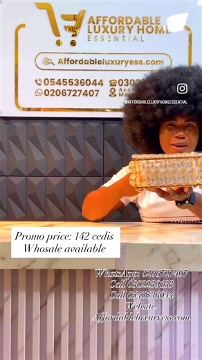 Our Crystal tissue box is a must have… Grab one now !!! Affordable Luxury Home Essential | Rossy Rossy