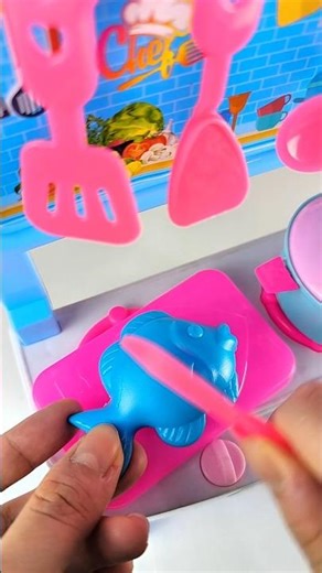 Satisfying with Unboxing & Review Miniature Kitchen Set Cooking Video | ASMR Video no music #asmrtoy