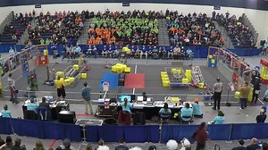 Video: Robotics competition feels like the Final Four