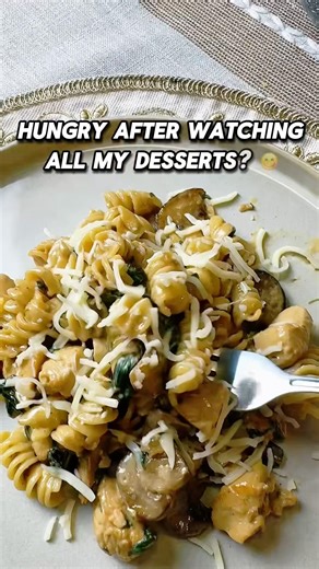 Creamy Chicken Mushroom Pasta 🍝✨So easy and so delicious 😋