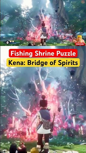HOW TO SOLVE FISHING SHRINE PUZZLE 🧩 | KENA: BRIDGE OF SPIRITS #Kena #PuzzleGuide #GameGuide