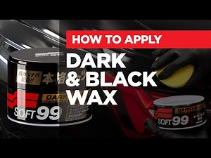How To Apply: Dark & Black Wax