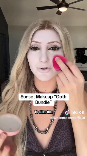 Sunset Goth Makeup Bundle Tutorial