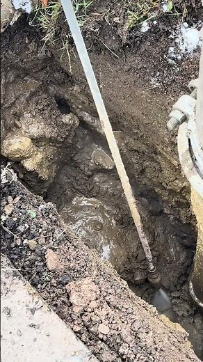 Most satisfying job ever!🫠 #oddlysatisfying #hydrovac #excavation #excavator #asmr #asmrvideo #up