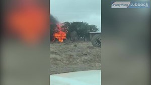 1.7K views · 17 reactions | Here's a look at resident footage of the house fire near Wolfforth late Monday morning. Check out the explosion at 0:25. READ MORE: https://trib.al/LzrcMws | KAMC News | Facebook