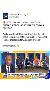 57K views · 13K reactions | DO YOU AGREE? 樂  For too long, we’ve had unsafe food when compared to the rest of the world. Kennedy says it’s time to change that! | MAHA PAC | Facebook