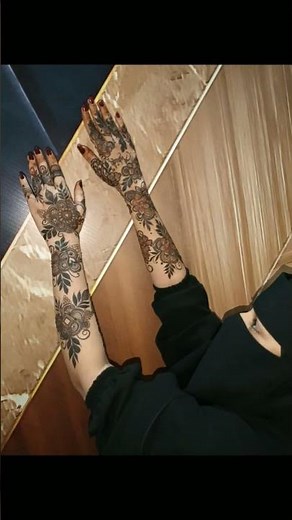 Simple Bridal Mehndi Design | Mandy DesignsBack Hand Mehndi for Festivals 2025 #short #art