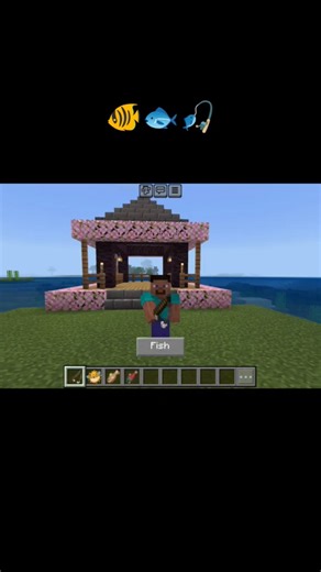 Minecraft fishing dock 🐟🎣 || make fishing dock 🐡🐬