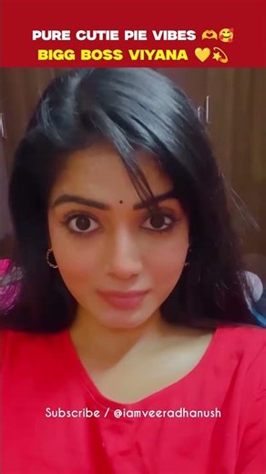 😍❤️ Bigg Boss Viyana 🥰 Cute Video 💫 #bbqueen #reaction #tamil #trending #shorts #viral