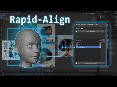 STOP Setting Up References Manually in Blender (Free Addon) | OrthoMetric Tools v1.0.1