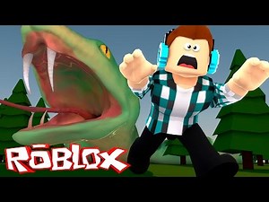 Roblox - RUN AWAY FROM THE GIANT SNAKE !!