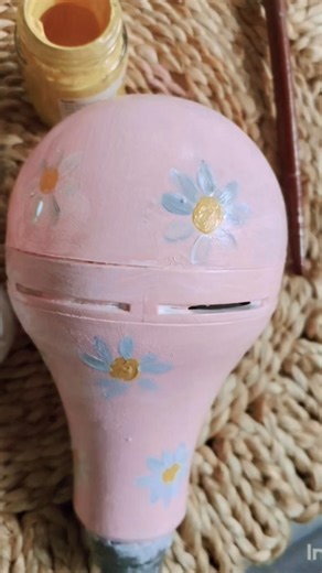 painting 🖌️🎨 on LED bulb 💡#art #creative