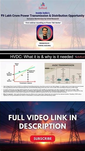 InVed Research | Power #Transmission & #Distribution Sector Webinar | PART-2 #investing