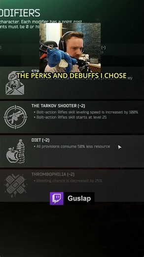 My Perks And Debuff #eft #tarkov #escapefromtarkov