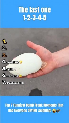 Top 7 Funniest Bomb Prank Moments That Had Everyone CRYING Laughing! 🤣💣 #fyp #foryou #shorts #viral