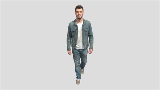 Denim Casual Walk - Download Free 3D model by restore50