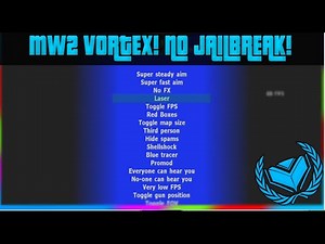 MW2 Vortex mod menu tutorial [PS3/BACKUP/NO JB/BLUS/BLES]