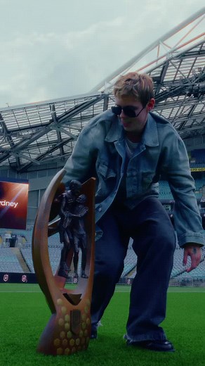 Kid Laroi Performs at NRL Telstra Premiership Grand Final