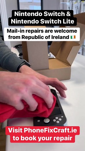 4.2K views · 11 reactions | Nintendo Switch & Nintendo Switch Lite repairs are welcome from Republic of Ireland  visit PhoneFixCraft.ie to book your repair  #phonefixcraft #repairshop #nintendoswitchrepairs #nintendoswitch #nintendoswitchlite | Phone Fix Craft | Facebook