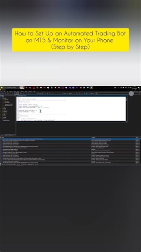 Run Trading Bot on MT5 Phone Step-by-step guide to automate trades from PC to smartphone #Mt5