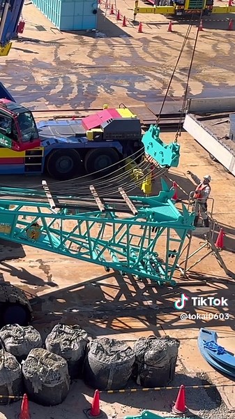 #KOBELCO #ミック #オーク#マスターテック7120g #クローラークレーン #組立て