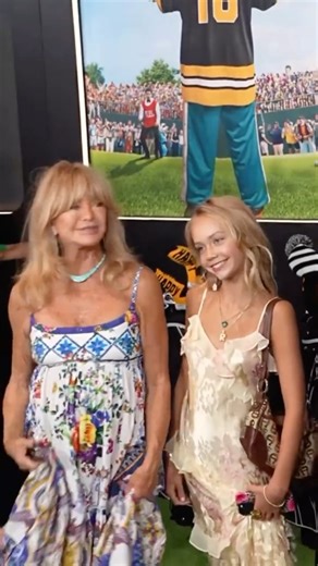 HELLO! Canada Magazine | Mini‑me alert! Goldie Hawn’s granddaughter Rio made her red‑carpet debut at her actor dad Oliver Hudson’s ‘Happy Gilmore 2’ premiere just... | Instagram
