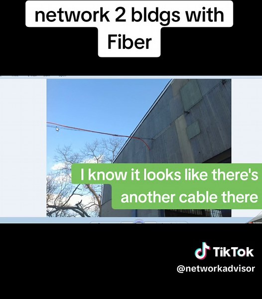 network connect 2 separate buildings with Fiber Optic cable #fiber #networking #ccna #campusareanetwork #networkadvisor