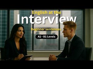Job Interview English Practice | Questions and Model Answers | A1-B1
