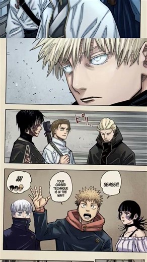 jujutsu kaisen manga coloured #gojo #anime #jujutsukaisen #yuji #sukuna