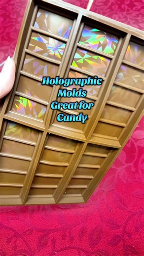 Holographic Molds for Candy and Chocolate Bars