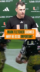 131K views · 3.2K reactions | Fletch is a GAME CHANGER  | Miami Hurricanes | Facebook