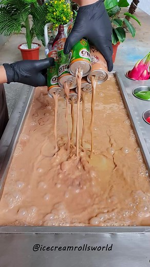 Mesmerizing ASMR Ice Cream Making Process